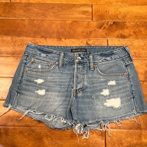 Abercrombie & Fitch Cut-off Jean Shorts